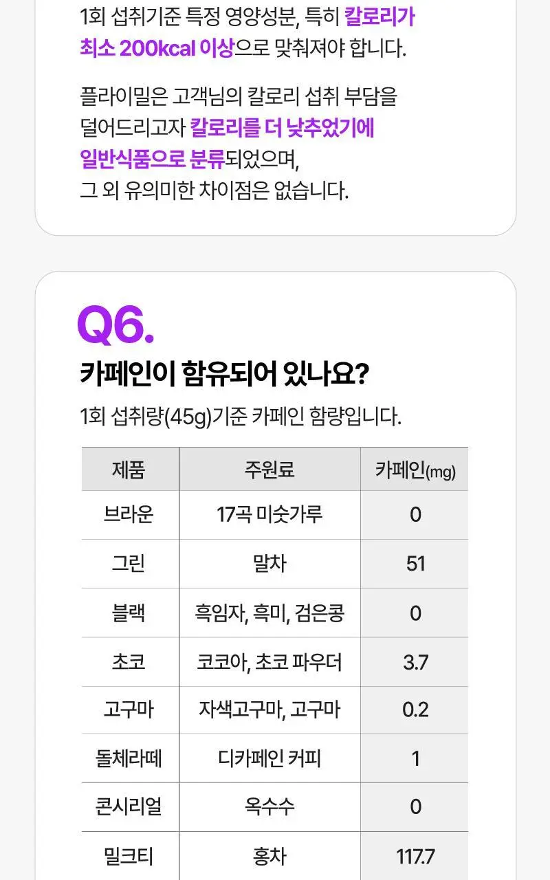 [무료배송] 플라이밀 단백질 쉐이크 45g*7포입 13종 택 1 상세페이지 42